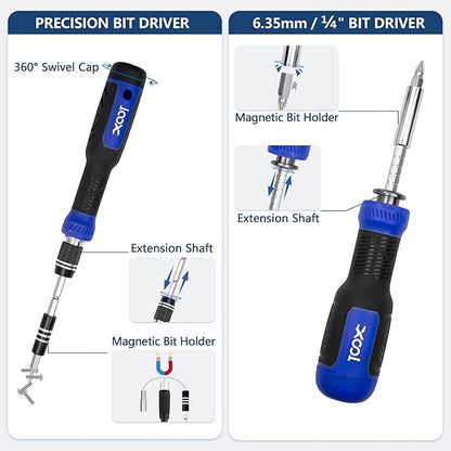 XOOL 200 in 1 Precision Screwdriver Kit, Electronics Repair Tool Magnetic