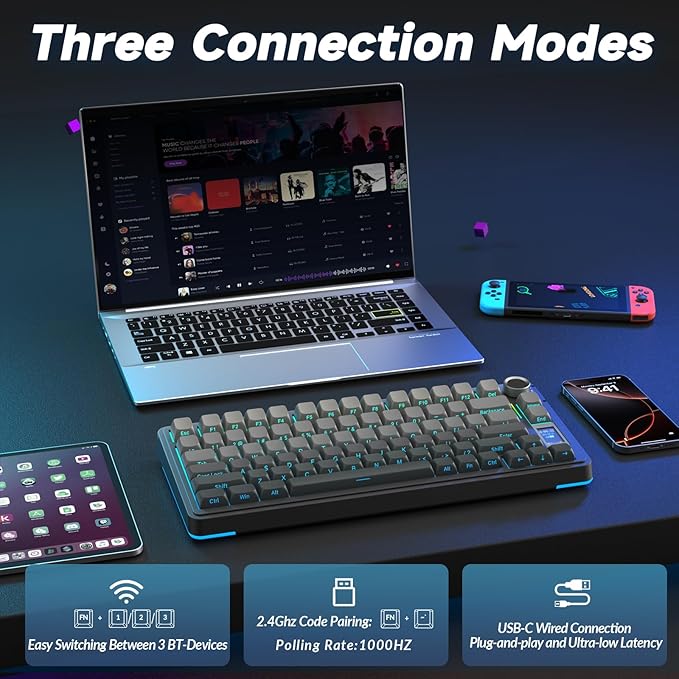 AULA S75 PRO Wireless Gaming Keyboard