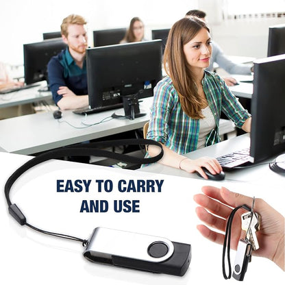 Aoriher 50 Pack USB 2.0 Flash Drives Bulk, Portable USB Thumb Drives