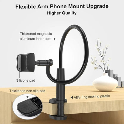Phone Holder Bed Gooseneck Mount