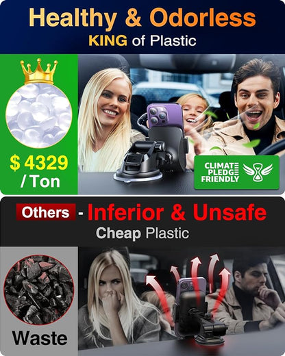 VANMASS 【85+LBS Strongest Suction & Military-Grade 2025 Ultimate Car Phone