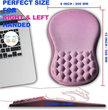 Mouse Pad Wrist Support, Ergonomic Mouse Pad