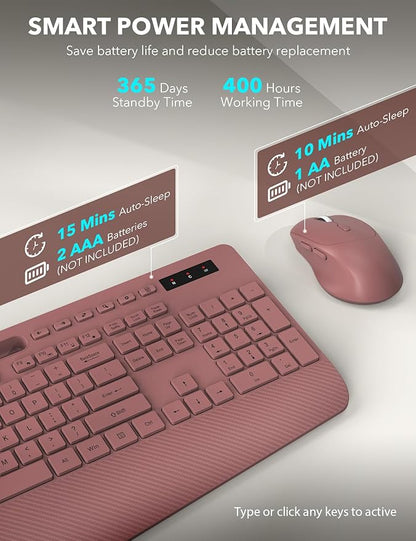 Wireless Keyboard and Mouse Combo
