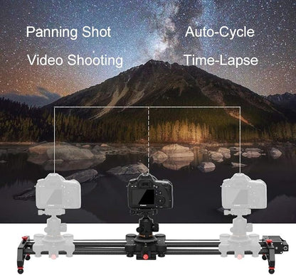 GVM Motorized Camera Slider, Tracking Shooting and 120 Degree Panoramic Shooting