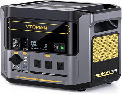 VTOMAN FlashSpeed 1500 Portable Power Station 1548Wh