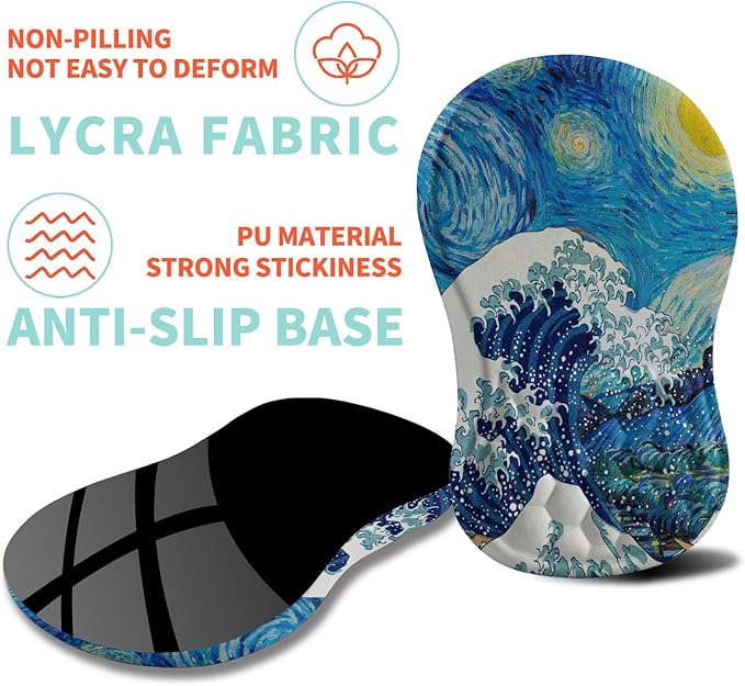 Ergonomic Mouse Pad Wrist Support