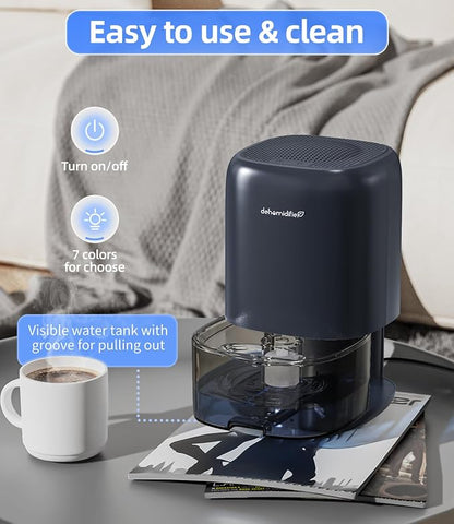 TABYIK Dehumidifier, 35 OZ Small Dehumidifiers