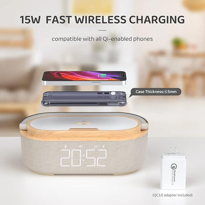 Bluetooth Speaker Alarm Clock
