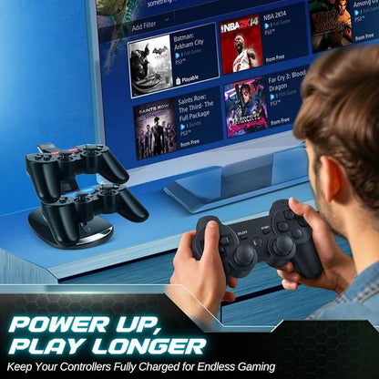 TNP Compatible with PS3 Controller Charger Stand