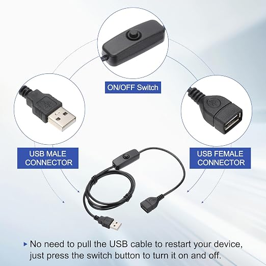 MECCANIXITY USB Extension Cable