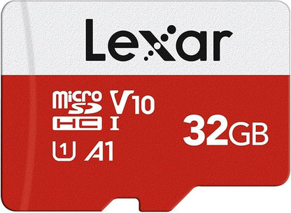 Lexar E-Series 32GB Micro SD Card, microSDHC UHS-I Flash Memory Card