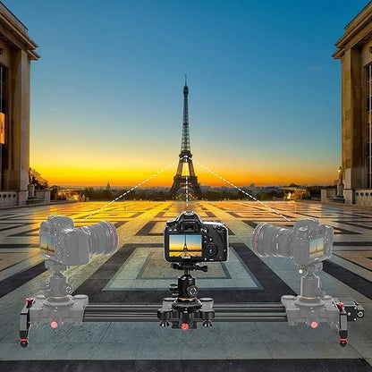 GVM Motorized Camera Slider, Tracking Shooting and 120 Degree Panoramic Shooting
