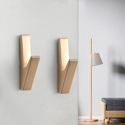 5 Pack Coat Hook, Wall Hooks, Coat Hooks Wall Mount, Metal Wall Hooks Holder