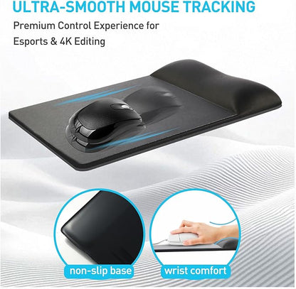 univo colors Design-Wave Wrist Rest Mouce Pad, PE Mouse Sliding