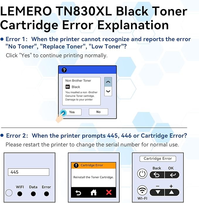 LEMERO Compatible Toner Cartridge Replacement