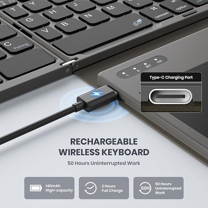Foldable Bluetooth Keyboard