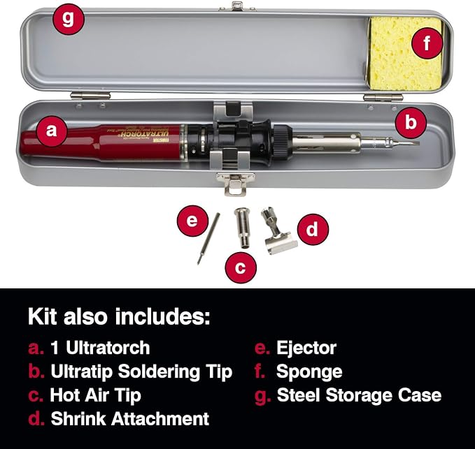 Master Appliance Ultratorch UT-100SiK Butane Powered Cordless Soldering Iron