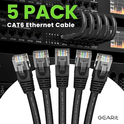 GEARit Cat 6 Ethernet Cable Pack