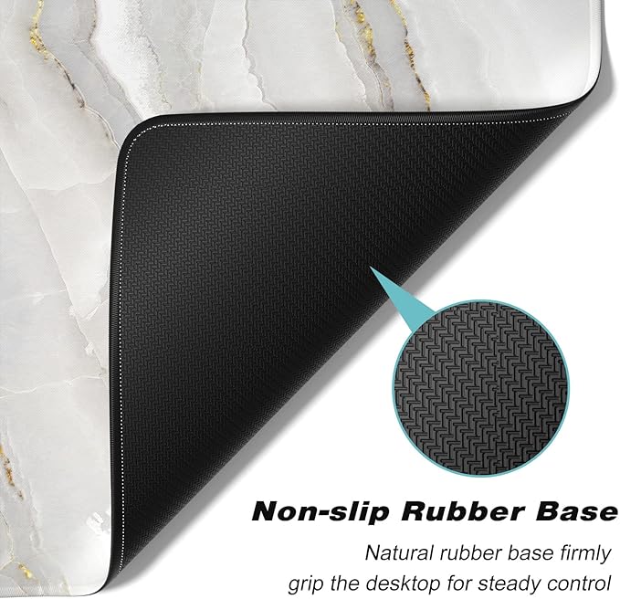 Extended Gaming Mouse Pad, XXL Large Desk Pad 30 x 14 Inch, Big Computer