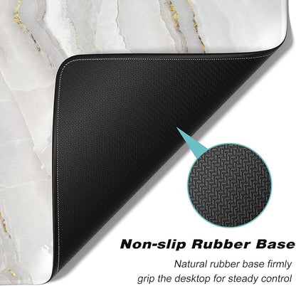 Extended Gaming Mouse Pad, XXL Large Desk Pad 30 x 14 Inch, Big Computer