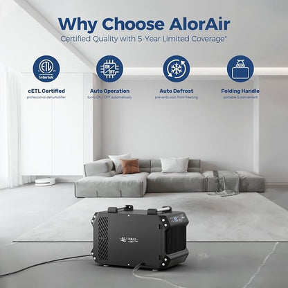 ALORAIR Crawlspace Dehumidifiers, 145 Pint Commercial Dehumidifier