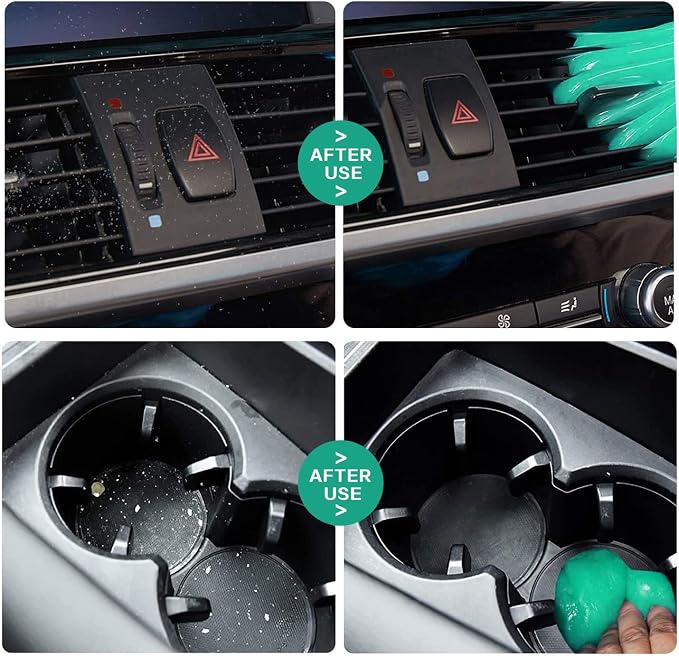 TICARVE 2Pack Cleaning Gel for Car Detailing Vent Cleaner Cleaning Putty Gel