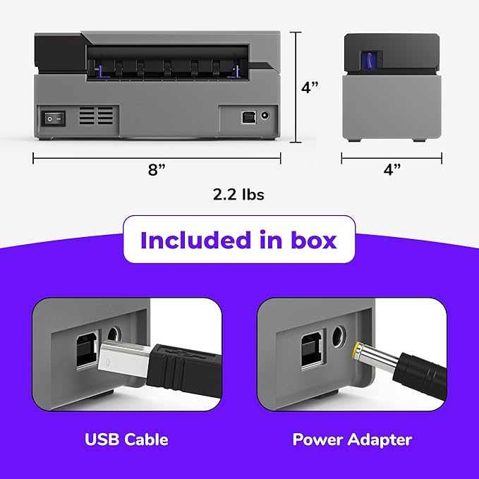 Rollo USB Shipping Label Printer