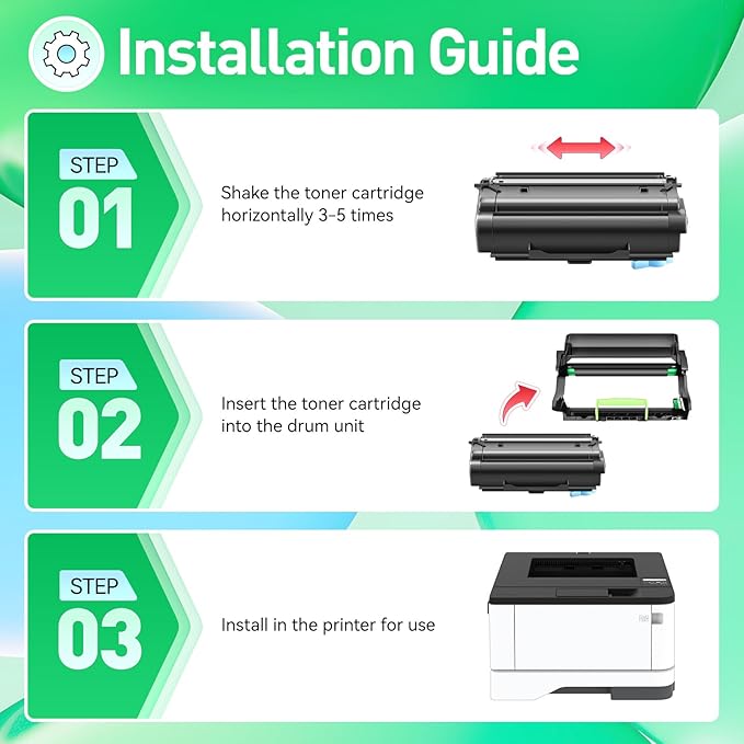 55B1H00 Toner Cartridge Black High Yield