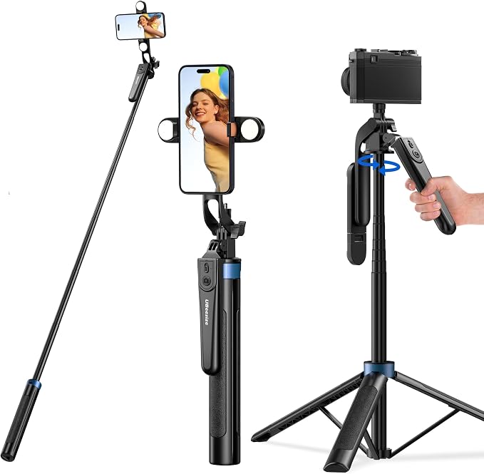 UBeesize 64'' Extendable Phone Tripod & Selfie Stick