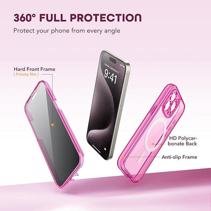 Magnetic for iPhone 15 Pro Case, Compatible