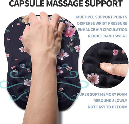 Ergonomic Raised Mouse Pad Wrist Support