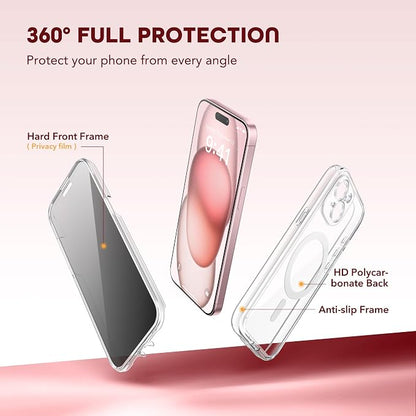 Magnetic for iPhone 15 Plus Case, Compatible