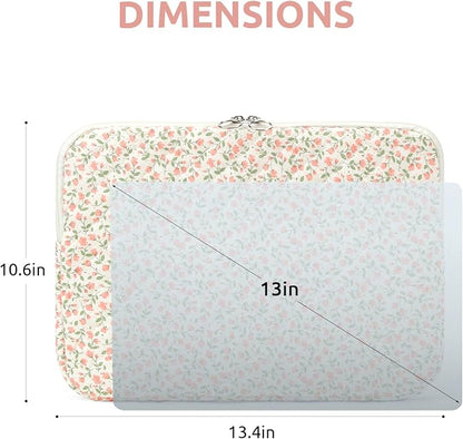 Puffy Laptop Sleeve 13-15.6 Inch Cute Quilted Laptop Protective Case Padded