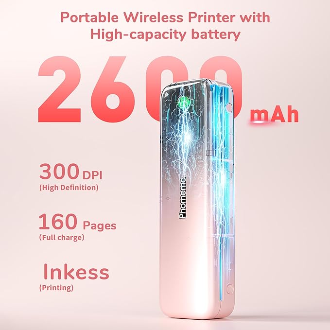 Phomemo Portable Printers Wireless