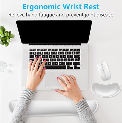 Dapesuom Enlarge Keyboard Wrist Rest, Memory Foam Wrist Cushion
