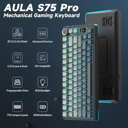 AULA S75 PRO Wireless Gaming Keyboard