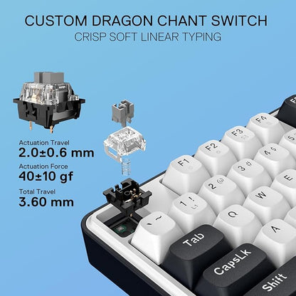 Redragon K689 Wired Gasket RGB Gaming Keyboard, 108 Keys Mechanical Keyboard