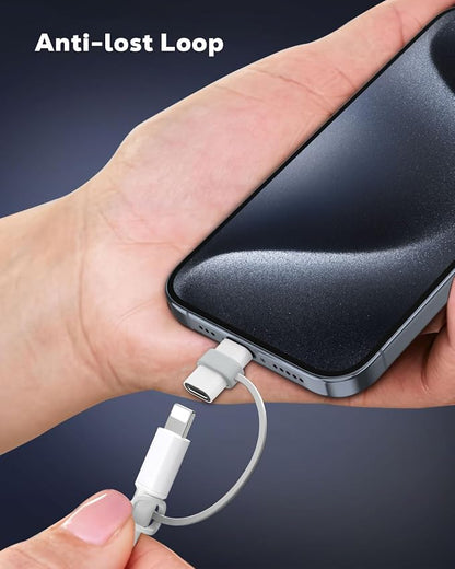 MoKo Lightning to USB C Adapter 2Pack, NOT