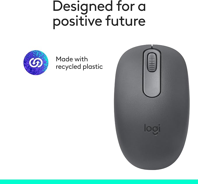 Logitech M196 Bluetooth Wireless Mouse, Compact and Portable Mouse