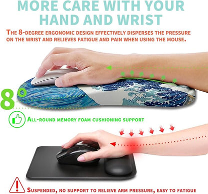 Ergonomic Mouse Pad Wrist Support
