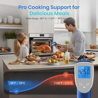 Etekcity Infrared Thermometer 1080, Heat Temperature Temp Gun