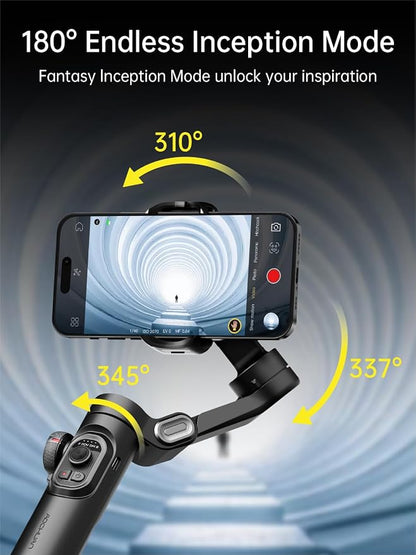 Phone Gimbal Stabilizer 3-Axis Smartphone Foldable Handheld Gimbal
