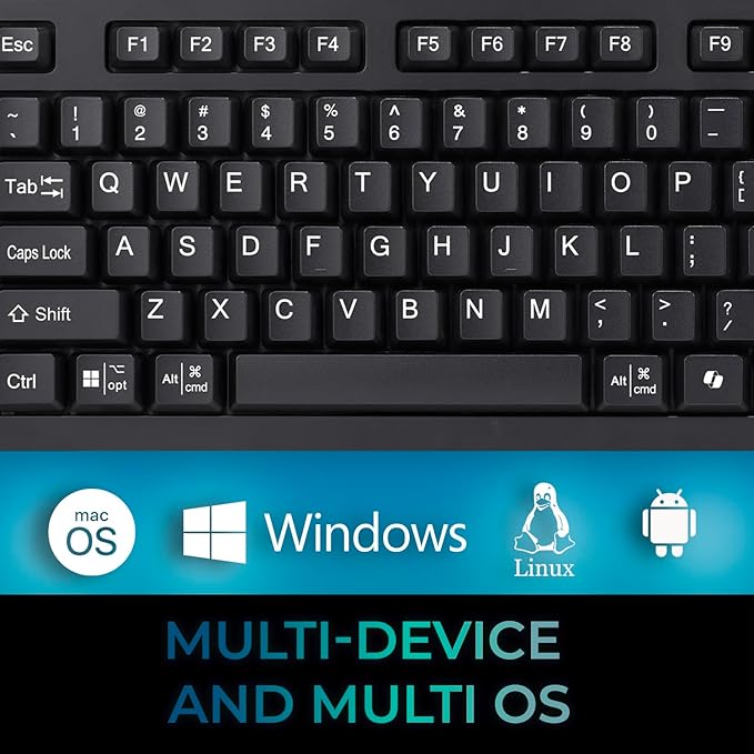 Adesso EasyTouch 445 Multi-Channel Wired Touchpad Keyboard