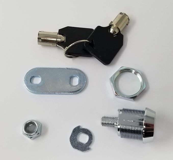 Admiral Locks Tubular Cam Lock, Keyed Alike Removable Key RV Compartment