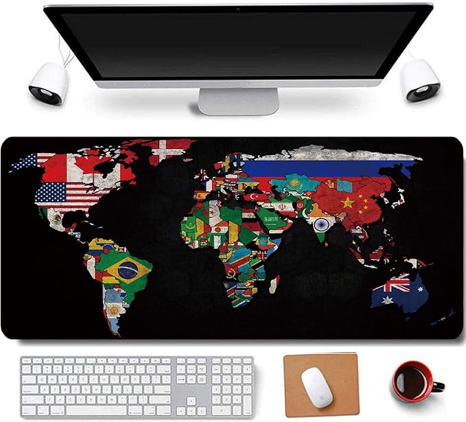 RTGGSEL 31.5x11.8 Inch Non-Slip Long Extended Large Gaming Mouse Pad