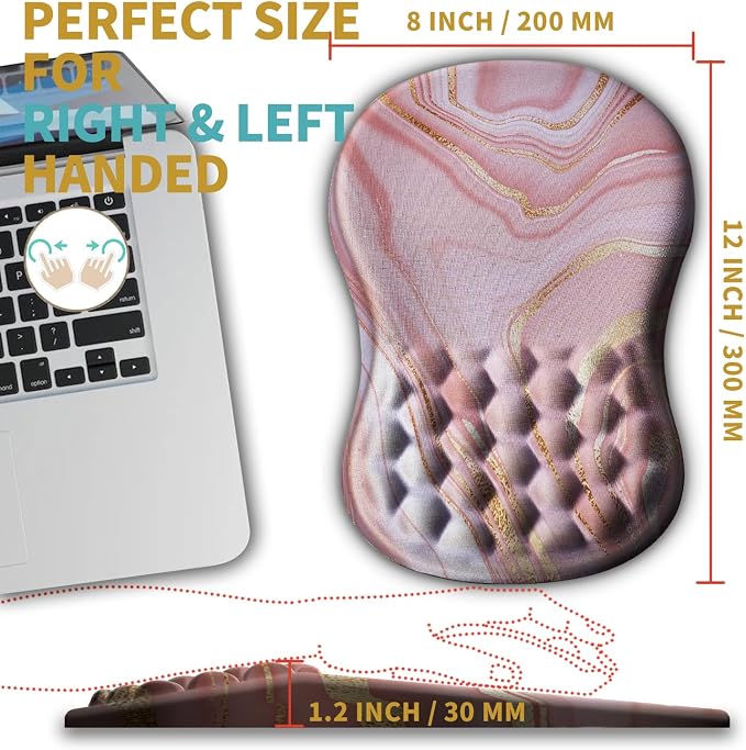 Hokafenle Ergonomic Mouse Pad Wrist Support