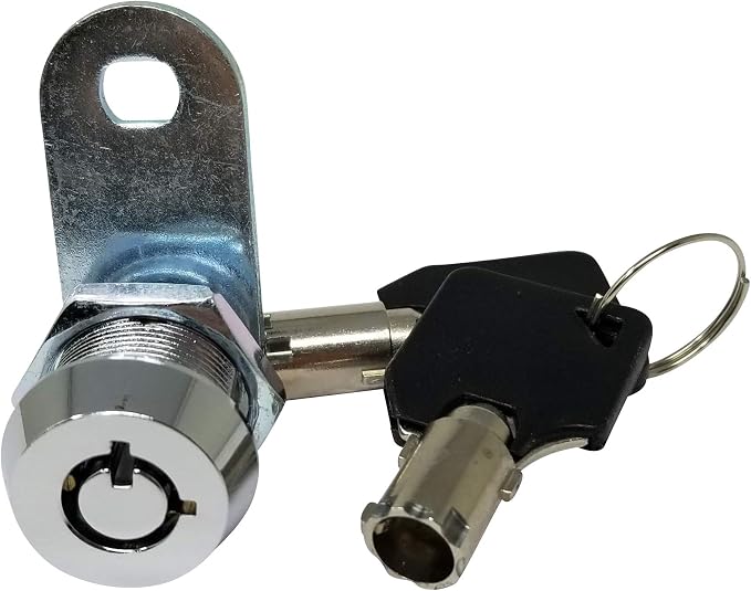 Admiral Locks Tubular Cam Lock, Keyed Alike Removable Key RV Compartment