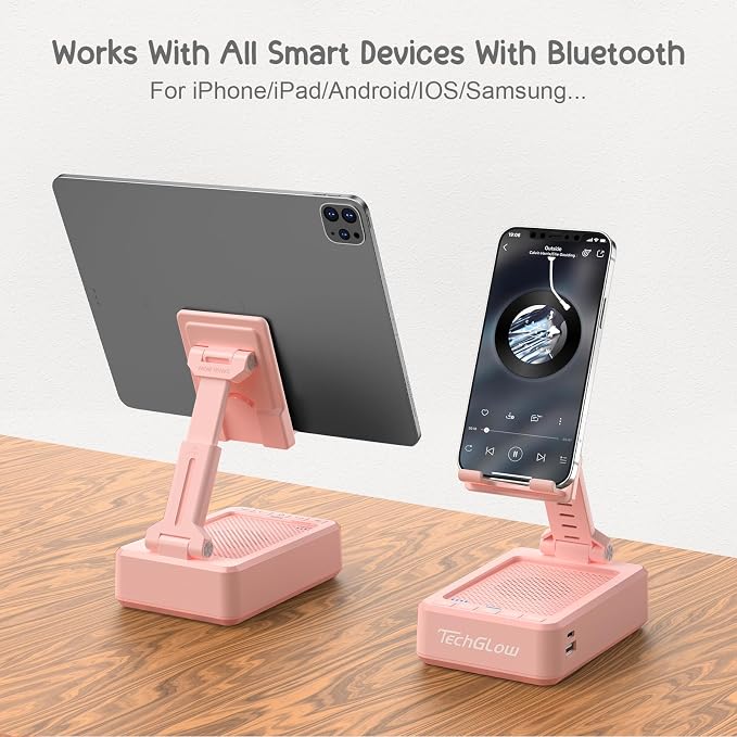 TechGlow Gifts for Men Women Foldable Cellphone Stand