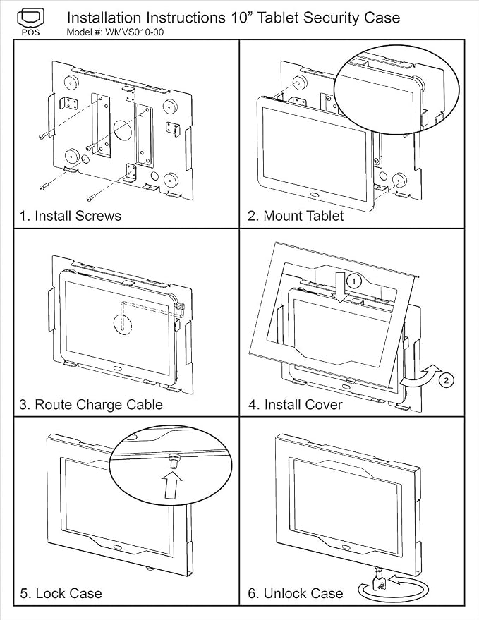 TABcare Locking Anti-Theft Metal Case