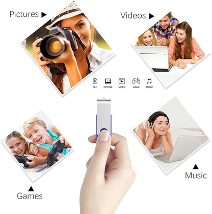 Aiibe 10 Pack 64GB USB 2.0 Flash Drive